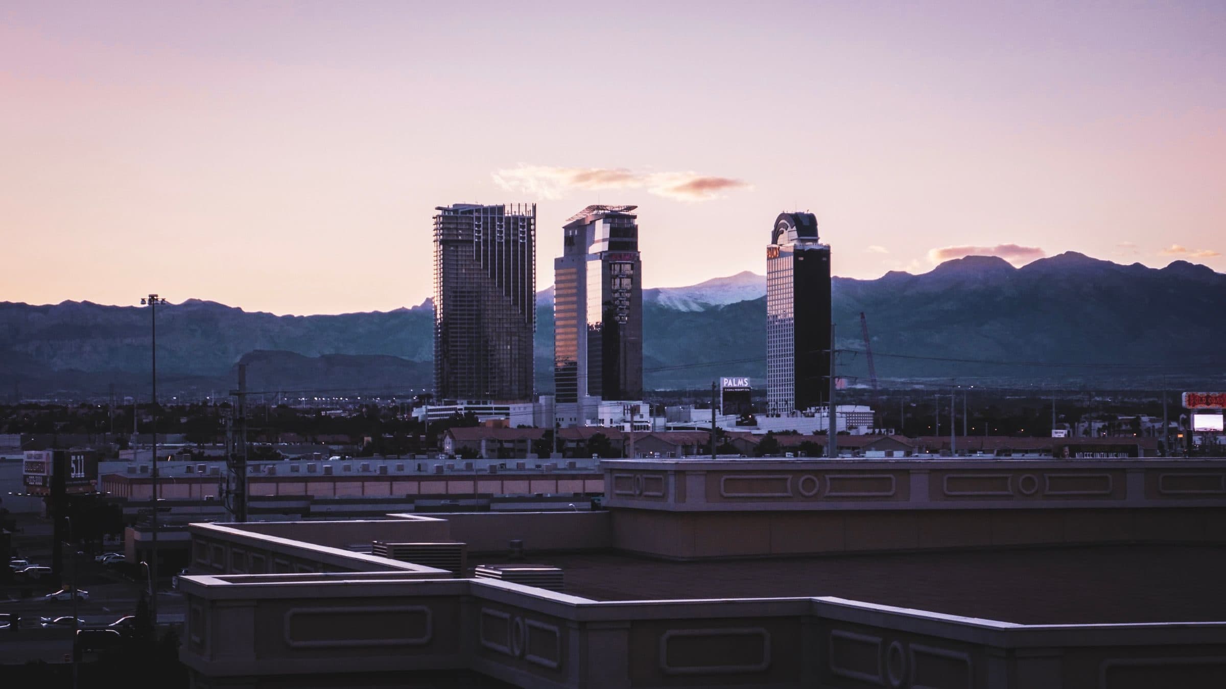 The Las Vegas skyline